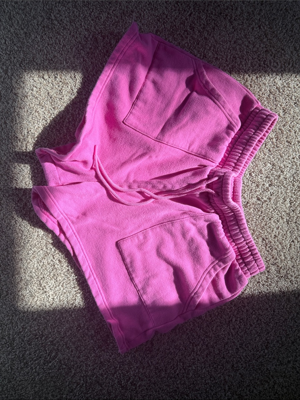 PINK Victoria's Secret Hot Pink Athletic Lounge Shorts